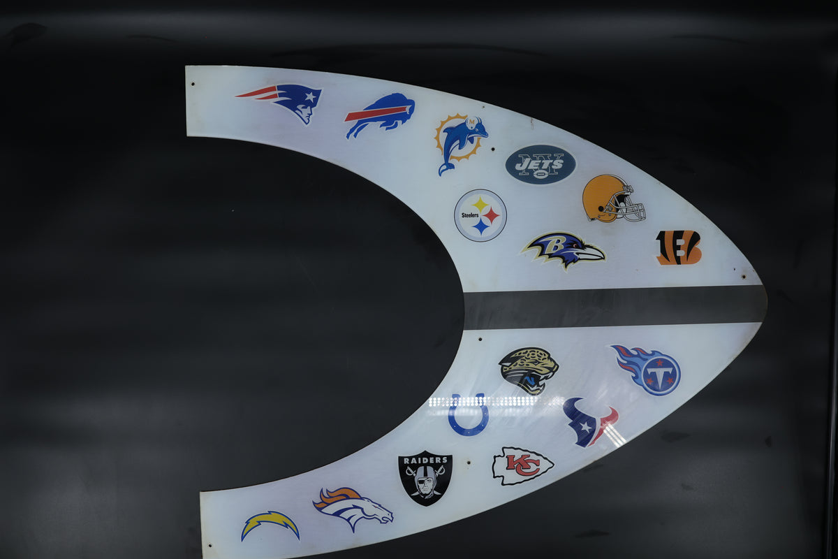 Right Side for Bud Light Neon Sign Plastic Replacement Panel