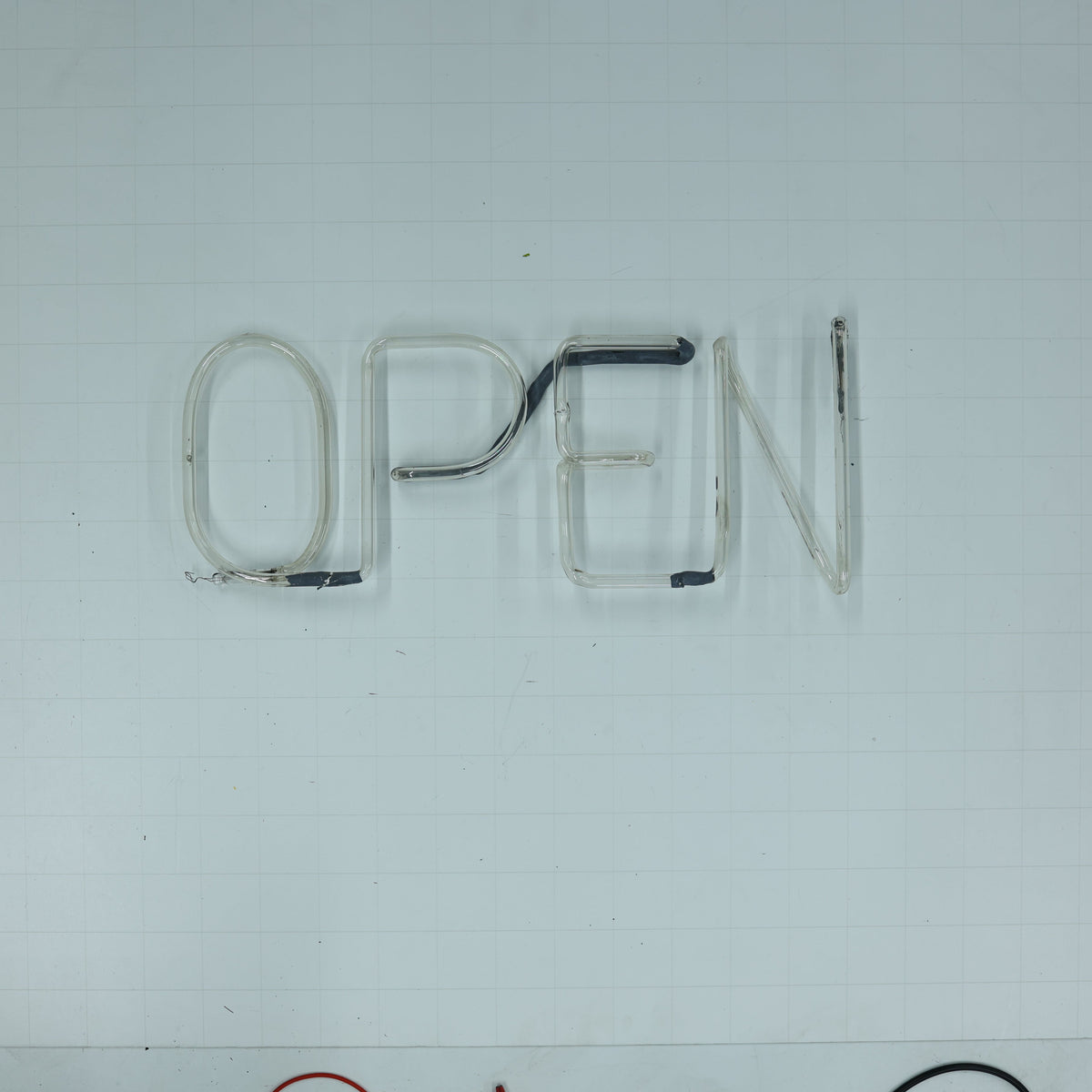 OPEN Single Stroke Word unit Replacement Tube - Neon Sign Part