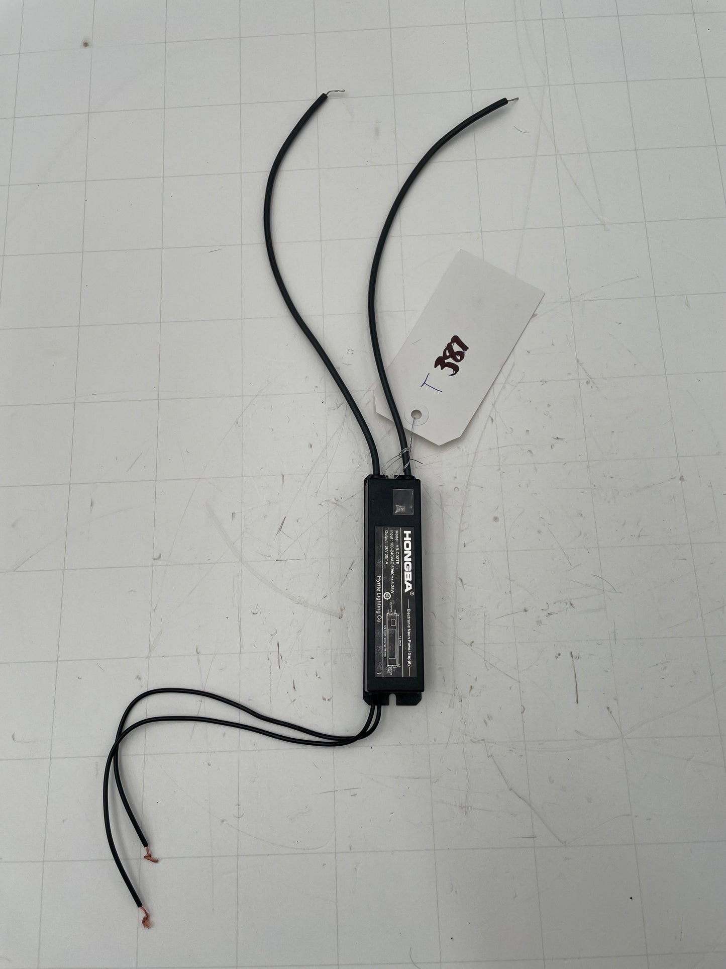 Hongba HB-C02TE Electronic Neon Sign Replacement Transformer – 3kV 30mA