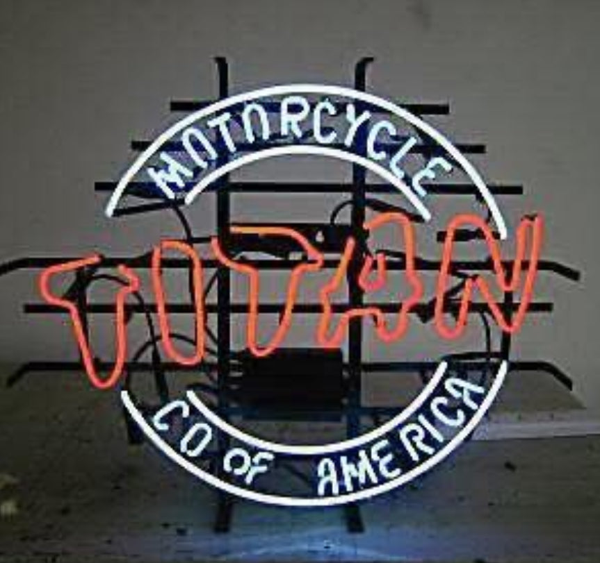 MOTORCYCLE arched Single Stroke Word unit for Titan Motorcycle Co. of America Replacement Tube - Neon Sign Part