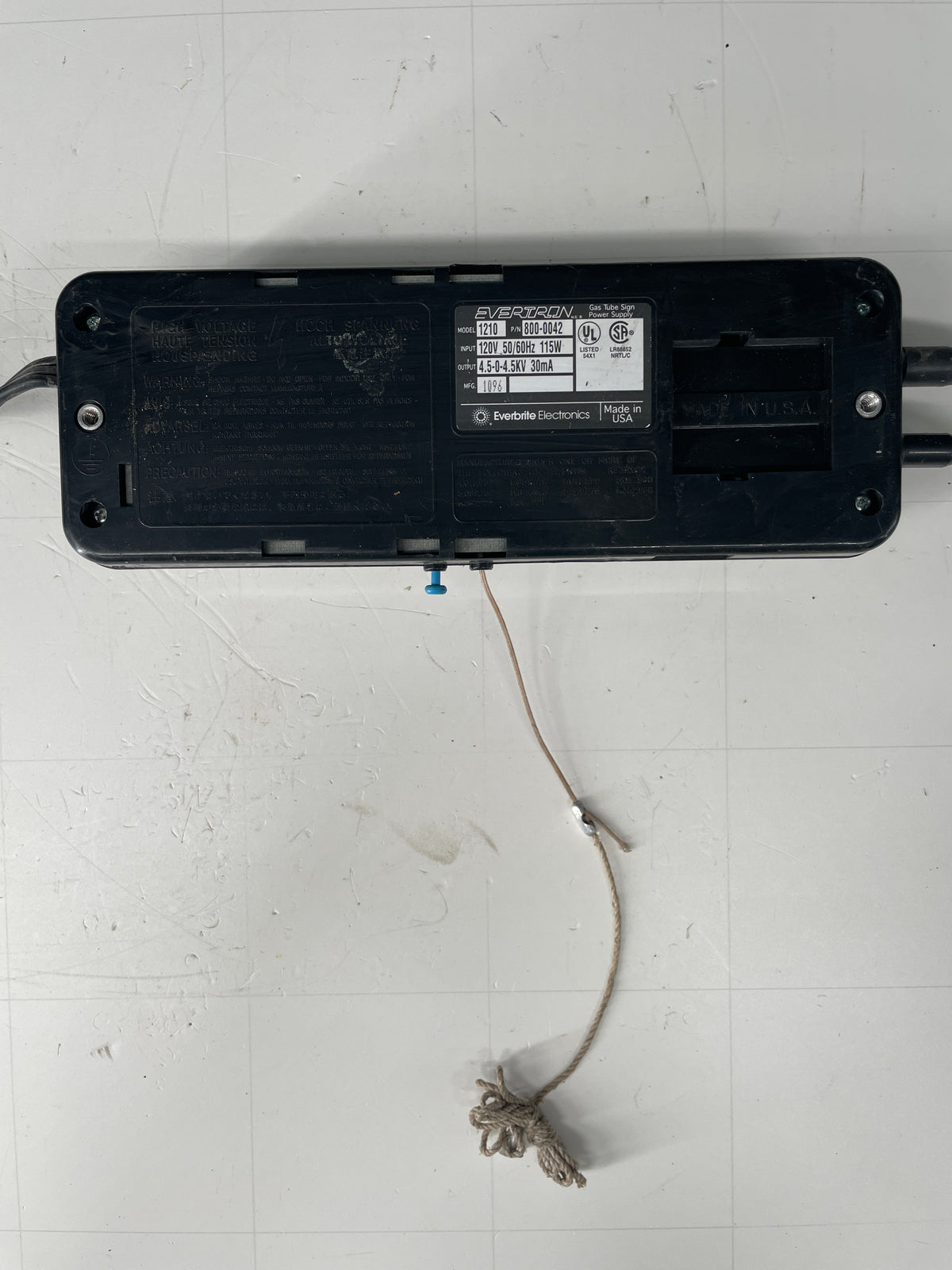 Evertron Electronic Neon Sign Replacement Transformer – 8Kv