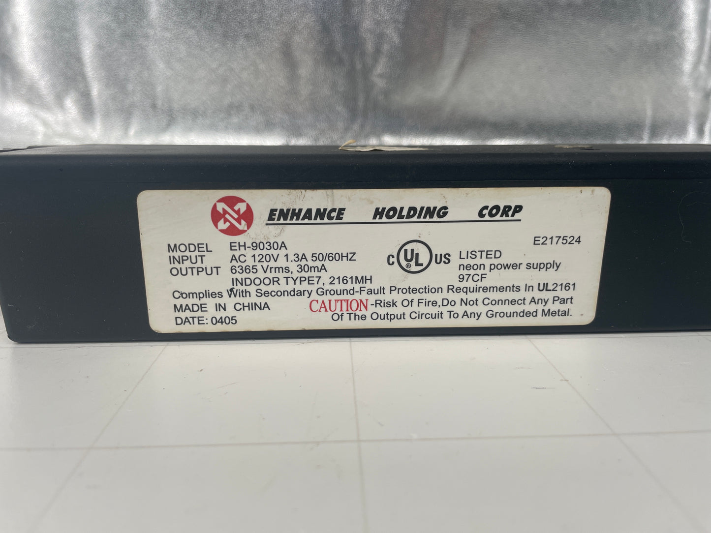 Enhance Electronic Neon Sign Replacement Transformer – 9Kv No Switch