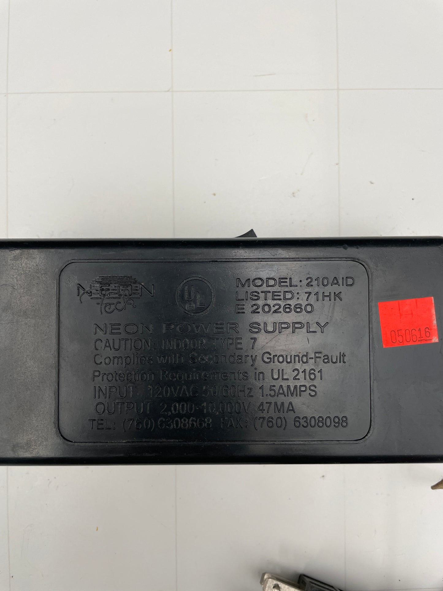Neon Tech Electronic Neon Sign Replacement Transformer – 10Kv