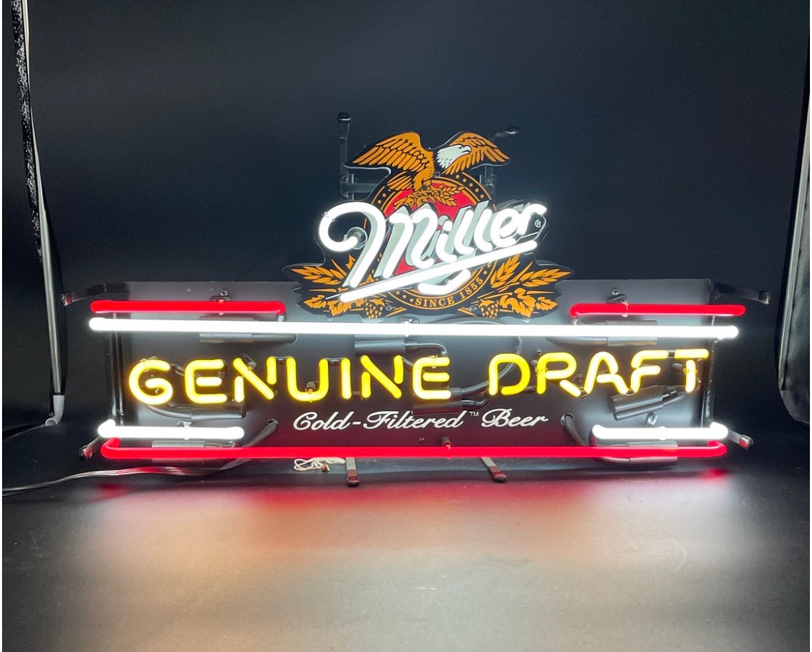 Back Light / Grid unit for Miller Genuine Draft Replacement Tube - Neon Sign Part