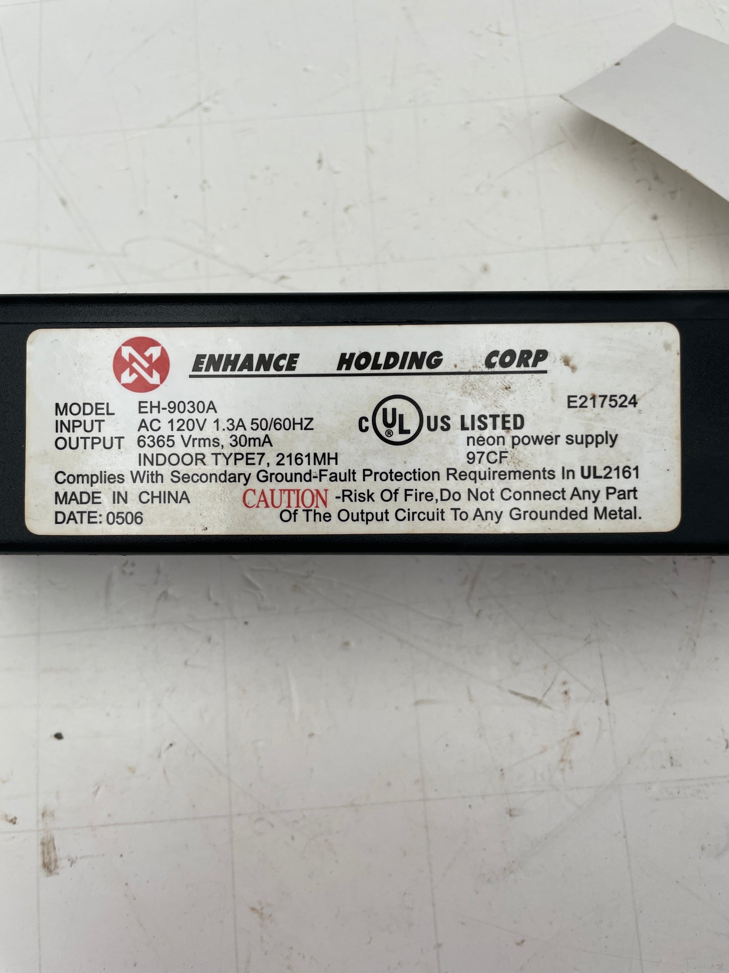 Enhance Electronic Neon Sign Replacement Transformer – 9Kv