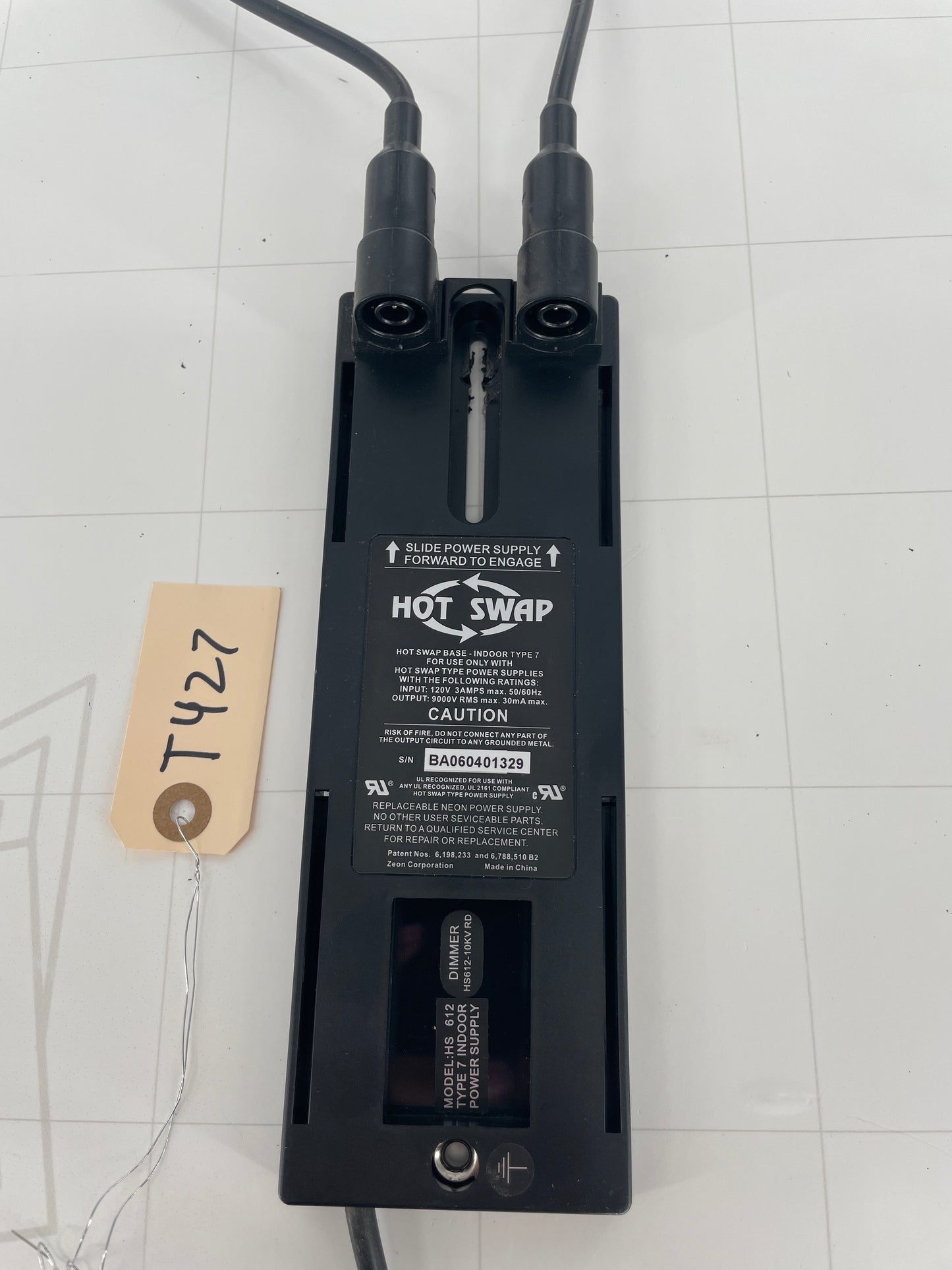 Hot Swap Base Electronic Neon Sign Replacement Transformer – 9Kv