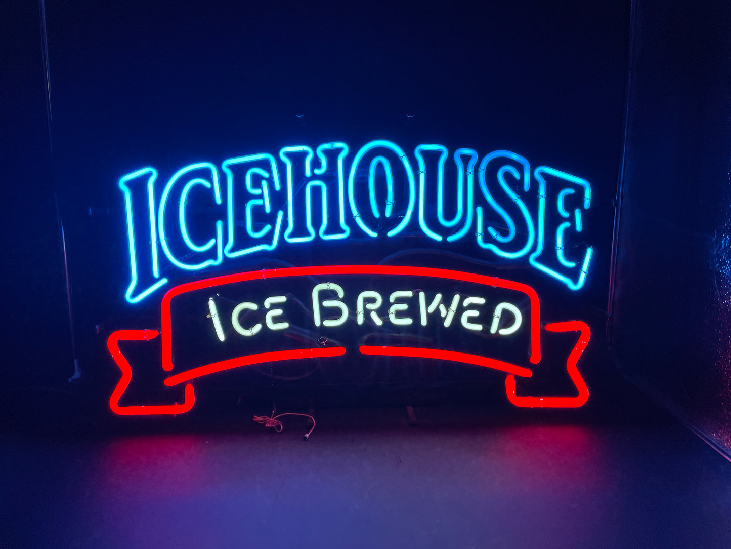 ICE BREWED Single Stroke Word for Ice House Unit Replacement Tube - Neon Sign Part