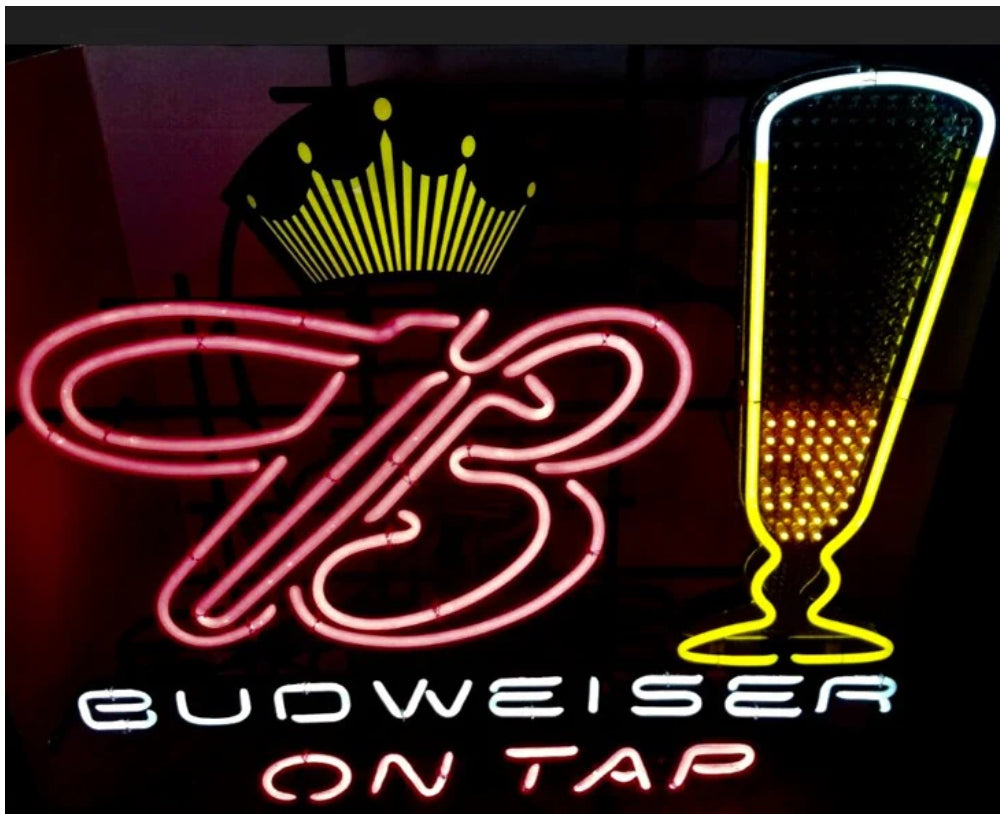 Draft Beer Glass Outline for Neon / LED sequencing Budweiser Neon Sign Replacement Tube