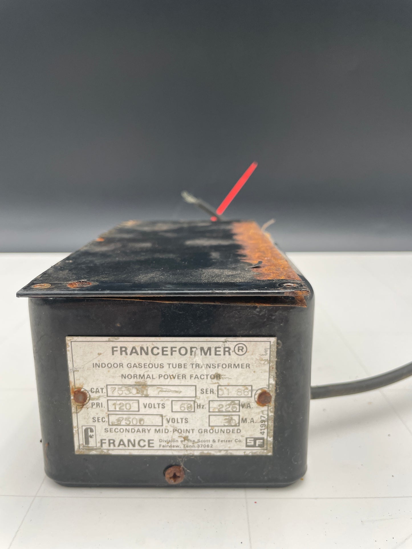 Franceformer Vintage Core & Coil Neon Sign Replacement Transformer – 7.5Kv