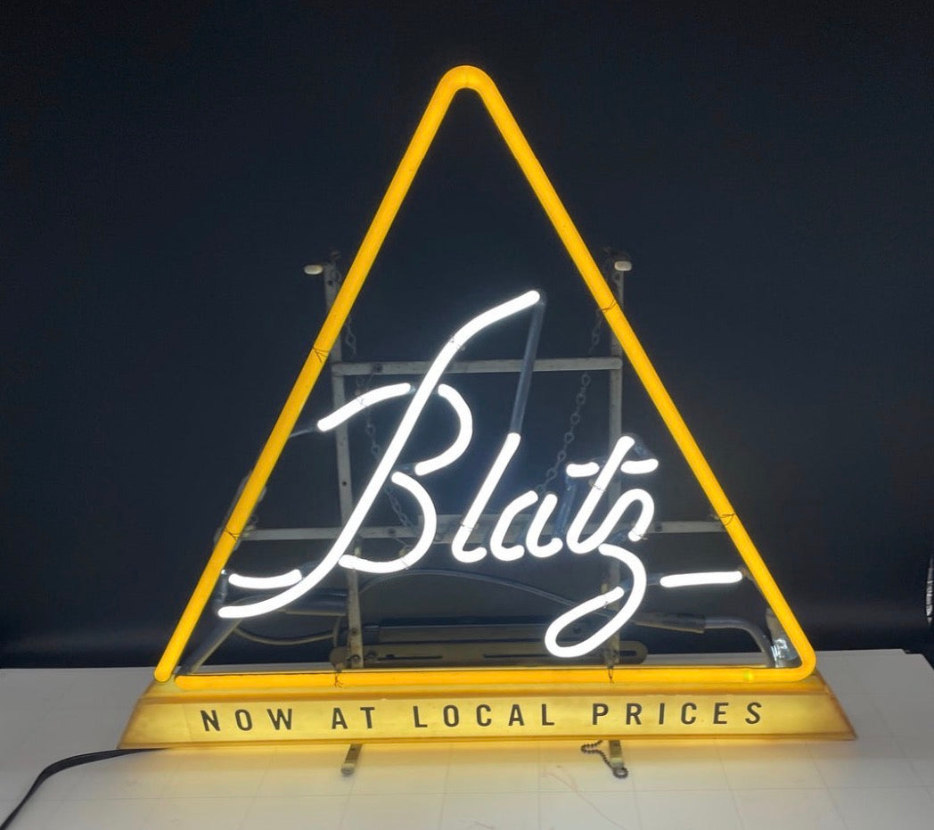 Blatz Script Word unit for Vintage Now at Local Prices Replacement Tube - Neon Sign Part