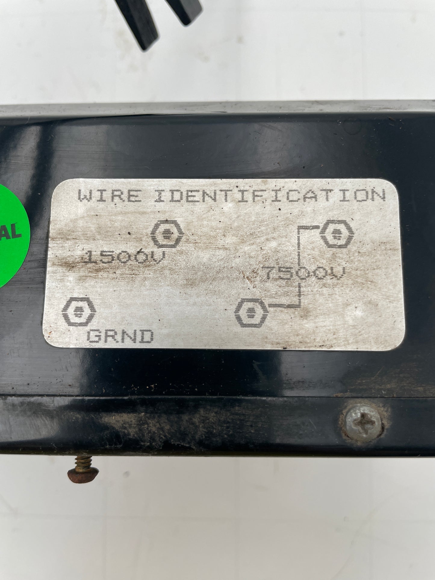 Franceformer Neon Transformer – Model 7530PB7, Dual Output 7500V & 1500V Vintage Core & Coil Neon Sign Replacement Transformer –