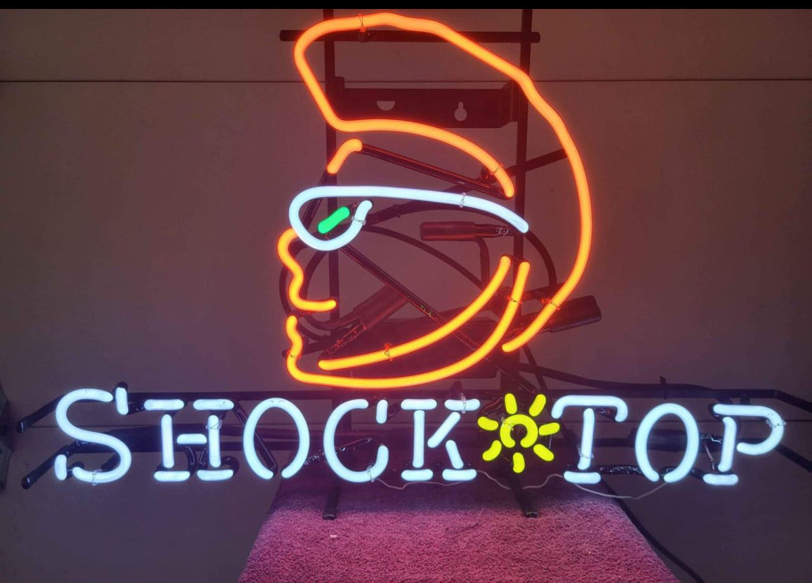 Head for Shock Top Neon Sign Replacement Tube Used