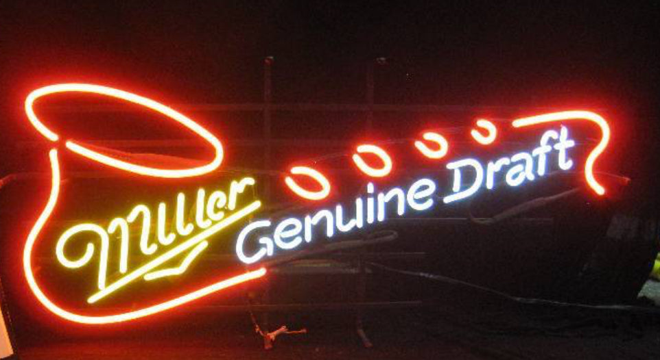 Saxophone for Miller Genuine Draft Neon Sign Replacement Tube