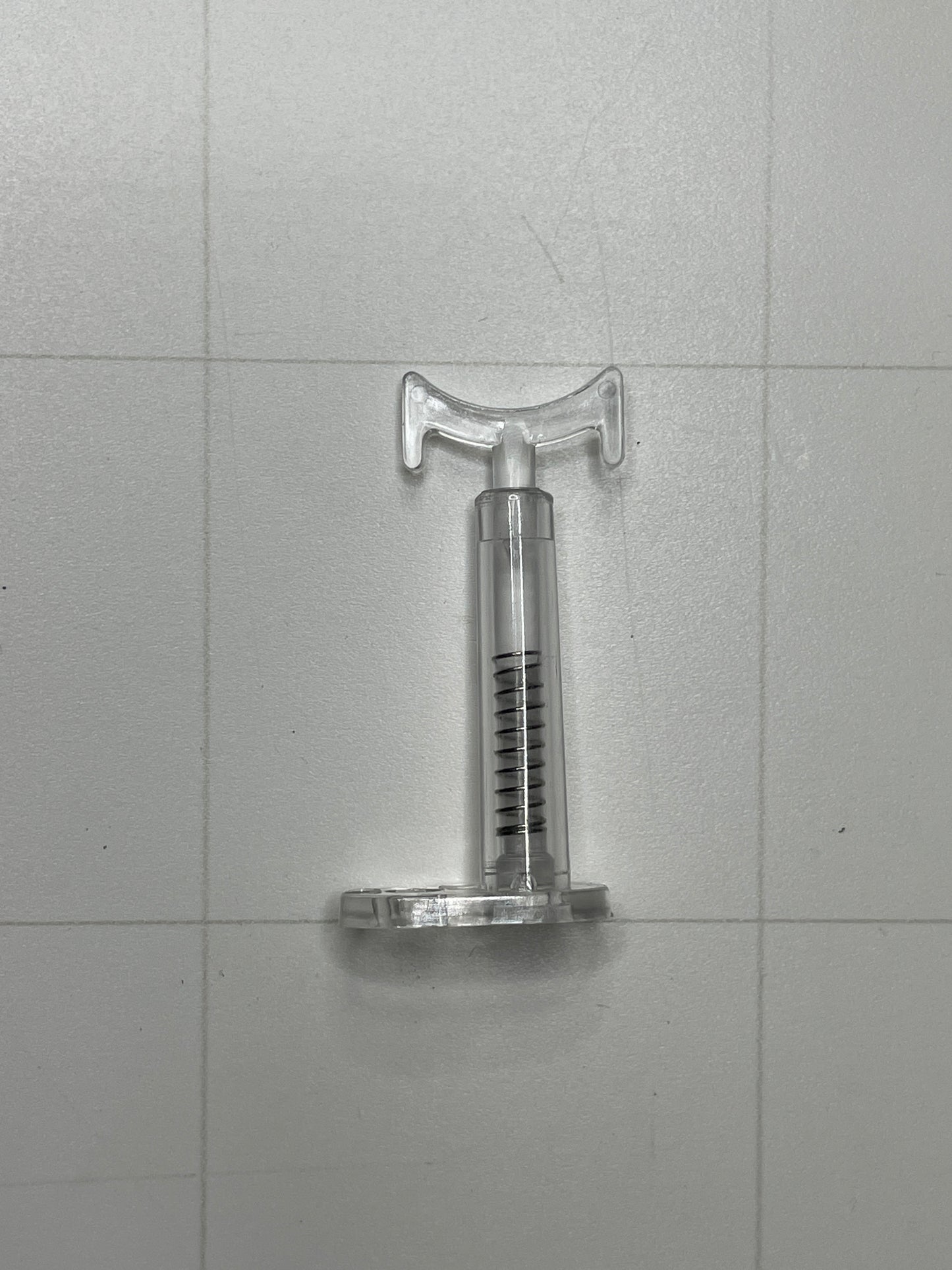 12mm Neon Sign Replacement Clear Plastic Tube Support - 2" Height
