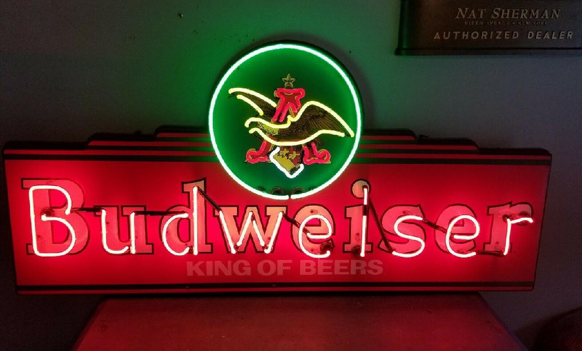 Budwe with vertical electrodes Single Stroke Word unit for Budweiser Replacement Tube - Neon Sign Part