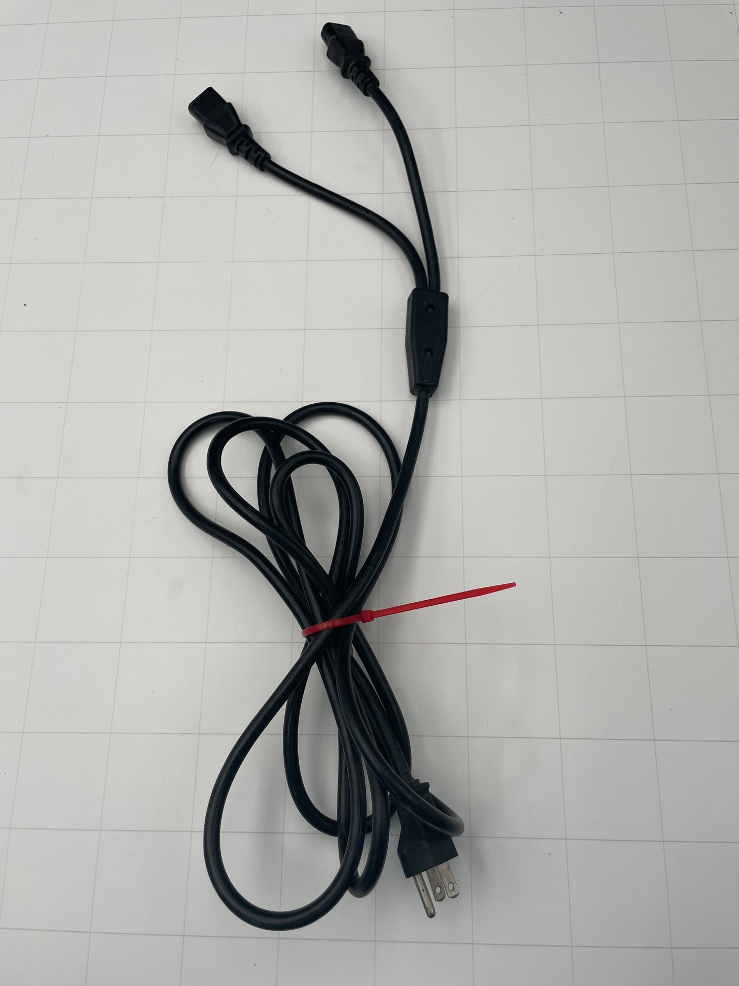 10 Ft Split Neon Sign Power Cord – Dual IEC Y-Style Replacement Cable