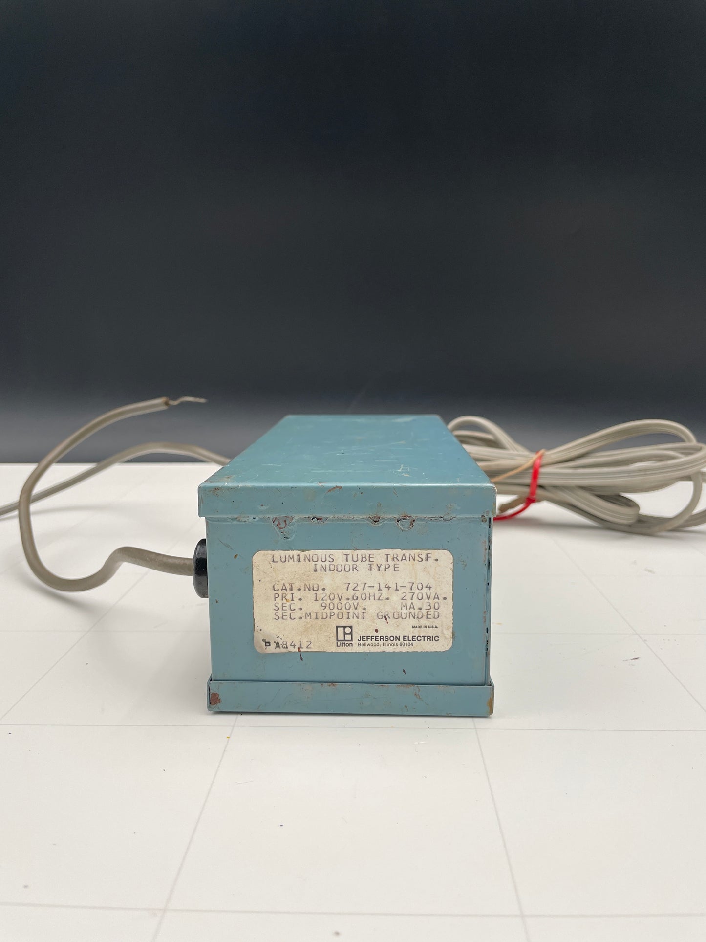 Jefferson Vintage Core & Coil Neon Sign Replacement Transformer – 9Kv