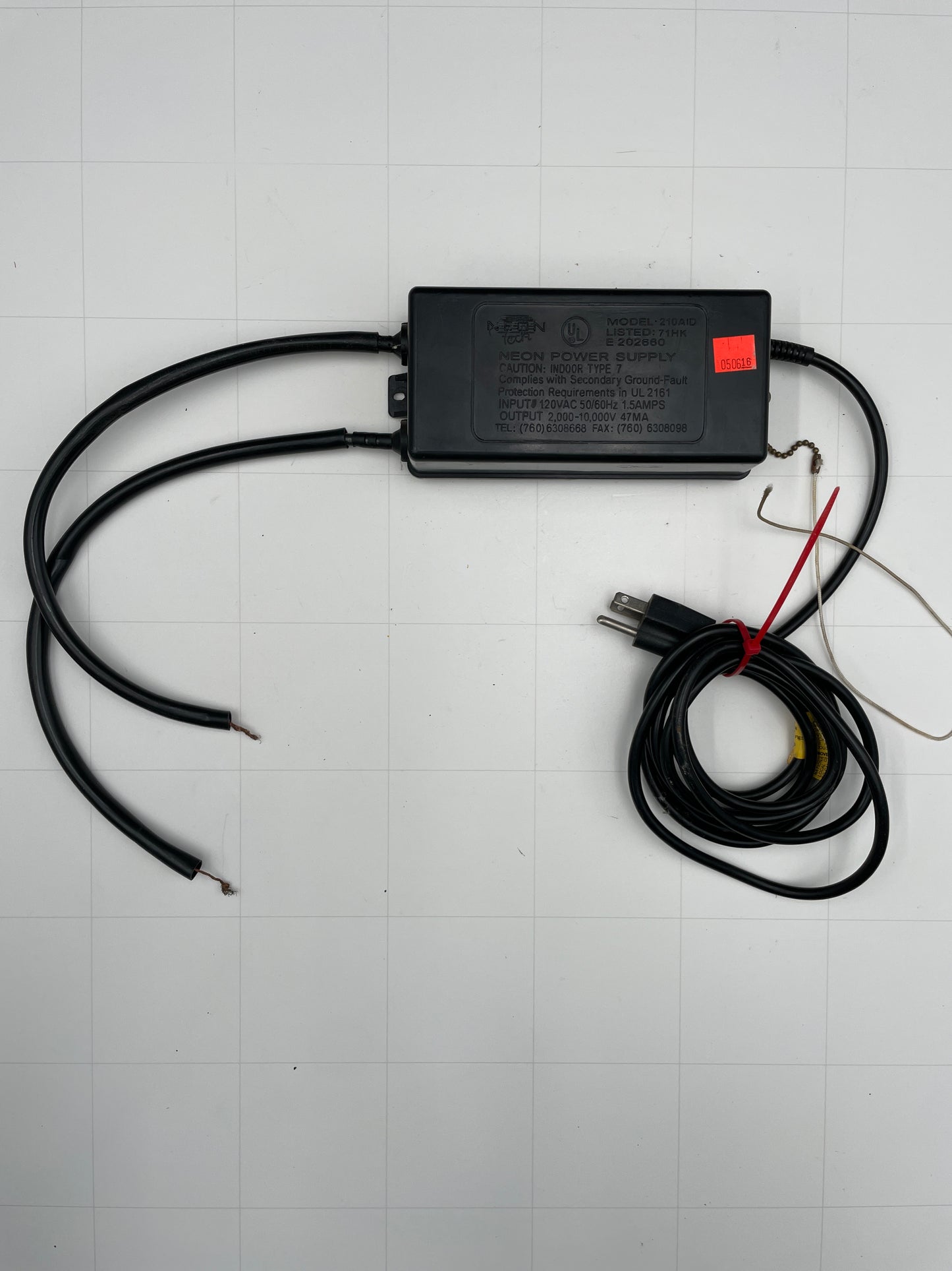 Neon Tech Electronic Neon Sign Replacement Transformer – 10Kv
