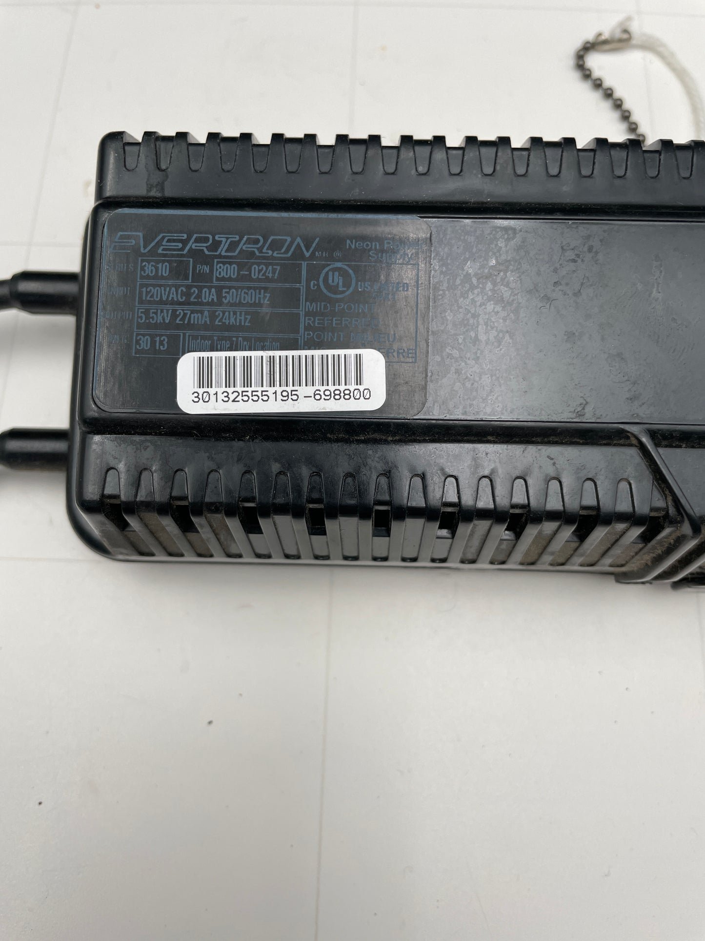 Evertron Electronic Neon Sign Replacement Transformer – 5.5Kv