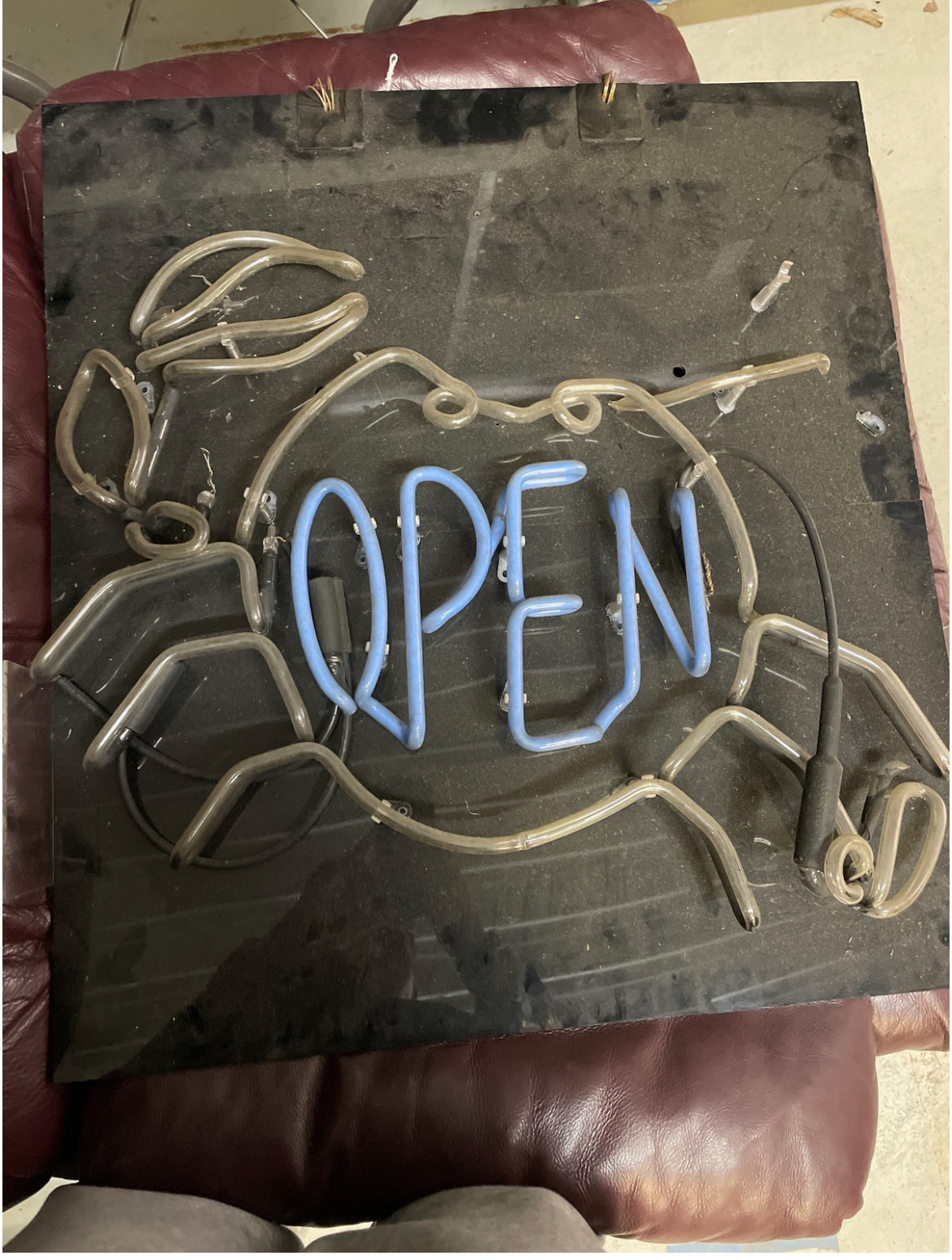 Mystery/ Unknown Crab Replacement Tube - Neon Sign Part