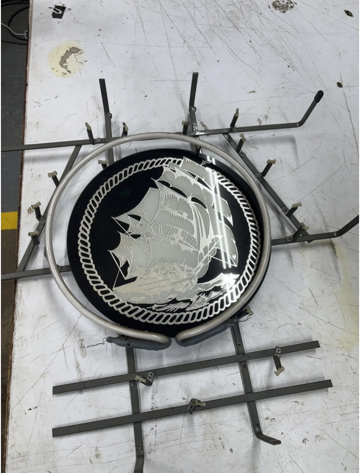 White Circle Border for Special Export Light Replacement Tube - Neon Sign Part