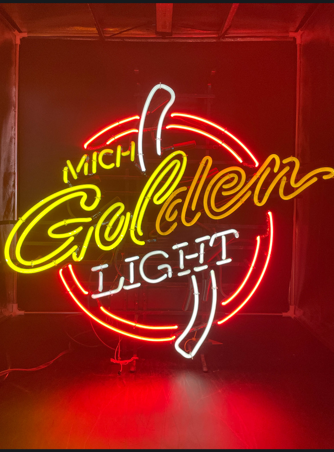 MICH Single Stroke Word unit with Emphasis for Michelob Golden Light Replacement Tube - Neon Sign Part