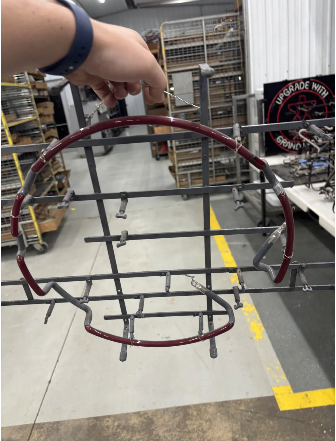 Unknown/ Mystery Red Border Replacement Tube - Neon Sign Part