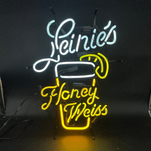 Glass Border Unit for Leinie's Honey Weiss Replacement Tube - Neon Sign Part