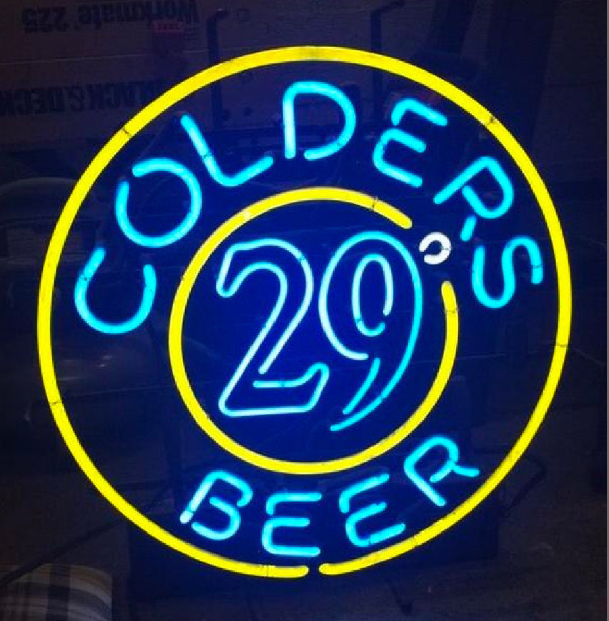 Inside Border Circle for Colders 29 Beer Replacement Tube - Neon Sign Part Used