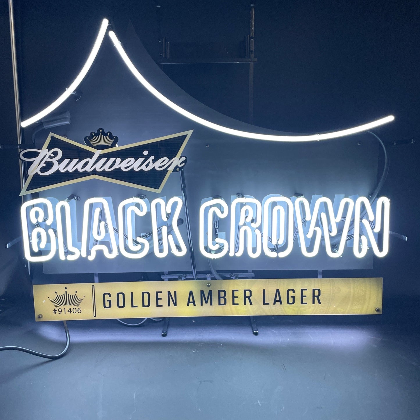 Backlight / Grid unit for Budweiser Black Crown Replacement Tube - Neon Sign Part