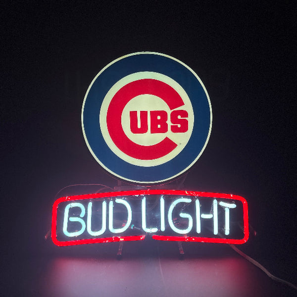 Cubs for Bud Light Housing & Neon Sign Plastic Replacement Panel