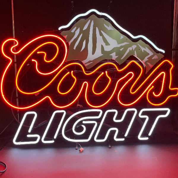Mountain for Coors Light Neon Sign Plastic Replacement Panel
