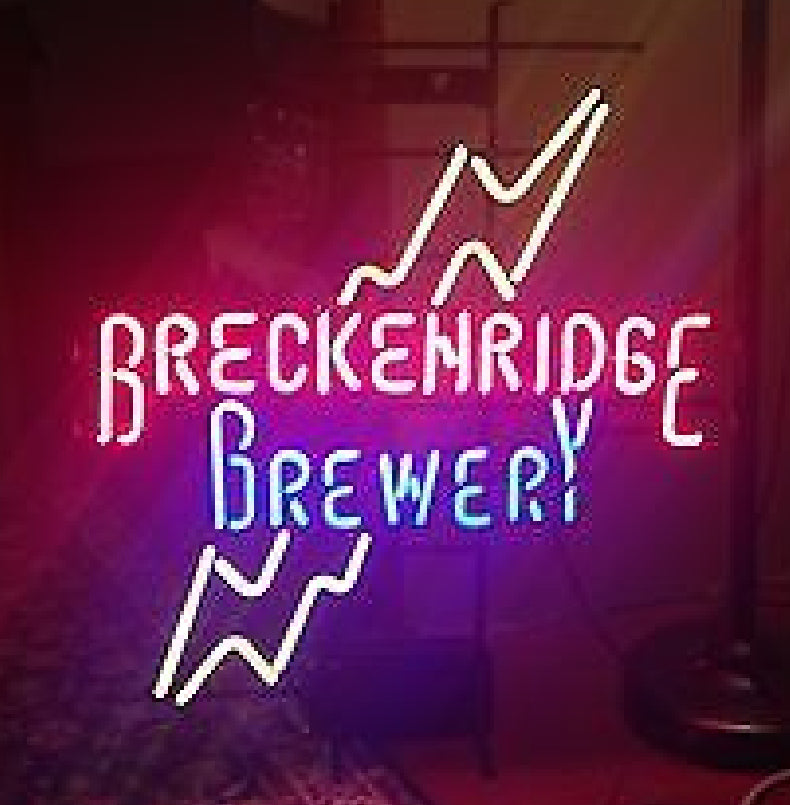 BRECKENRIDGE Single Stroke Word unit for Breckenridge Brewery Replacement Tube - Neon Sign Part