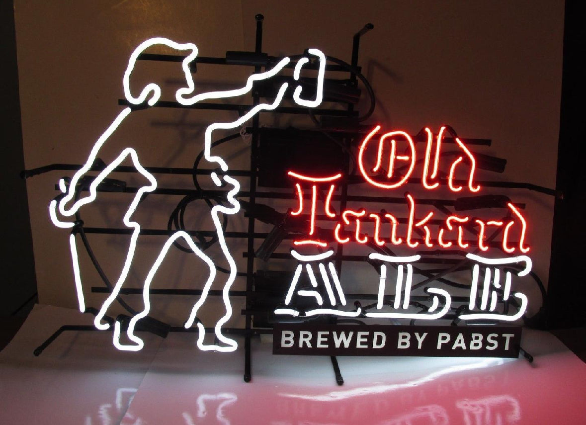 Brewed By Pabst Plastic for Old Tankard Ale Neon Sign Plastic Replacement Panel