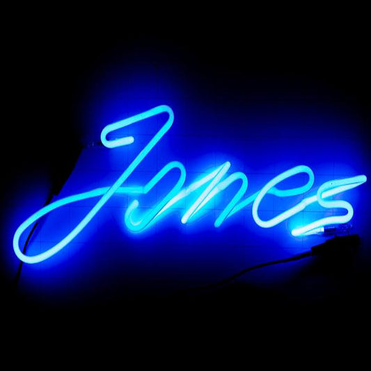 Jones Script Neon Sign Replacement Tube