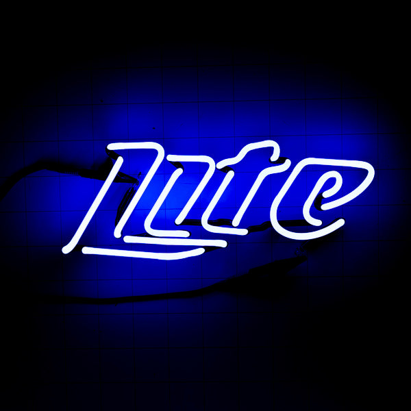 Lite Double Stroke Word Unit Replacement Tube for Miller Lite Golf Sequencing - Neon Sign Part New