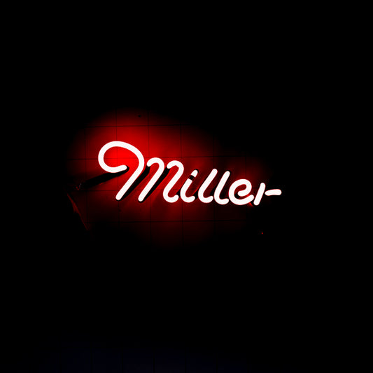 Miller Single Stroke Word Unit Replacement Tube for Miller Lite Golf Sequencing - Neon Sign Part New