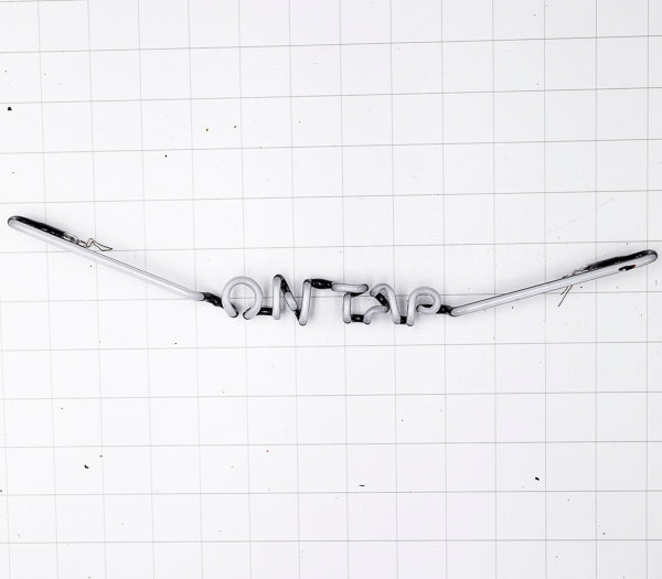 ON TAP Single Stroke Word Unit and Emphasis for LEINENKUGEL'S Tube Replacement Tube - Neon Sign Part New