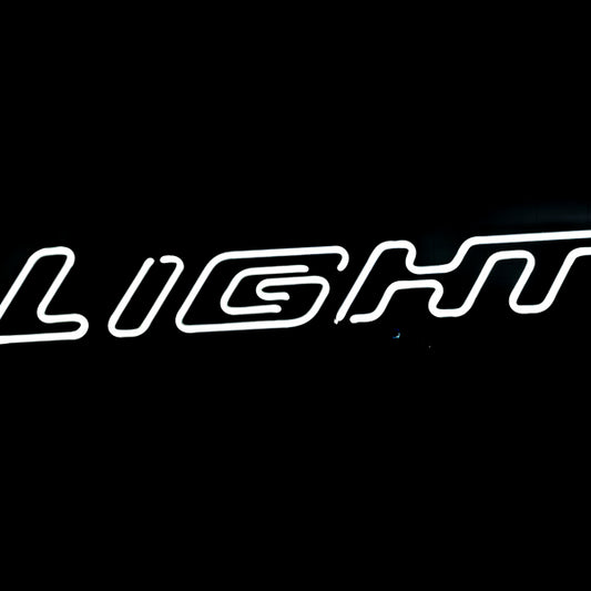LIGHT Single Stroke Word Unit for Bud Light Neon Sign Replacement Tube