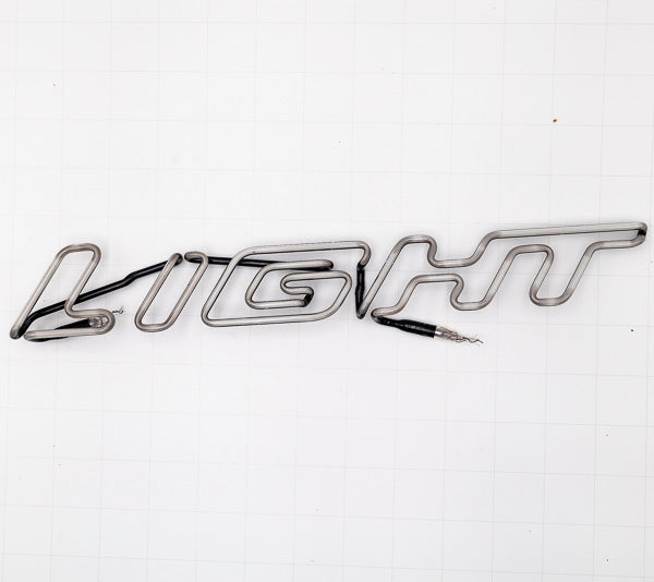 LIGHT Single Stroke Word Unit for Bud Light Neon Sign Replacement Tube