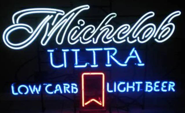 Ribbon unit for Michelob Ultra Low Carb Light Beer Neon Sign Replacement Tube