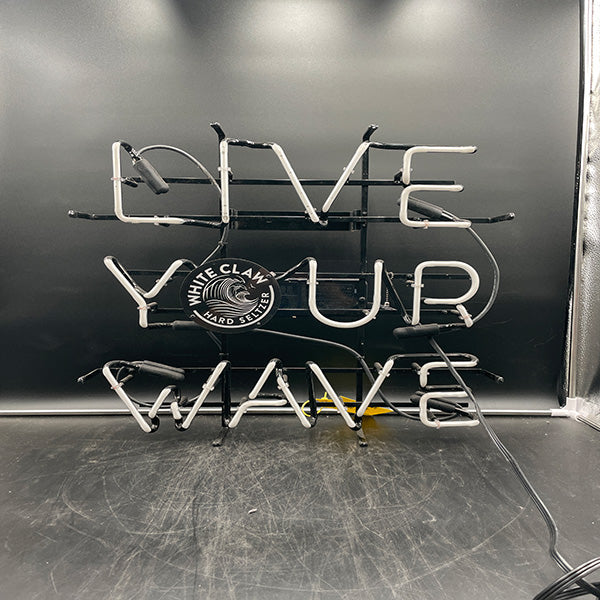 White Claw "Live Your Wave" Neon Sign