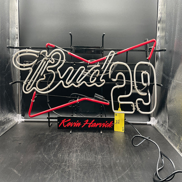 Bud 29 Kevin Harvick Neon Sign