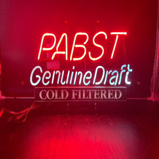 Pabst Genuine Draft Neon Sign