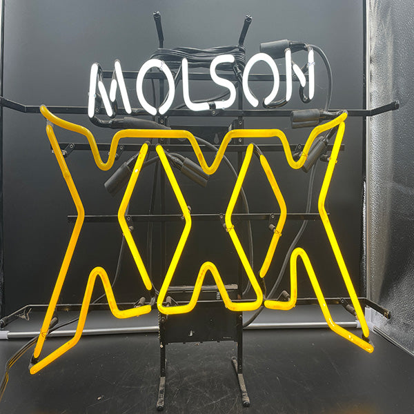 Molson Triple XXX Neon Beer Sign