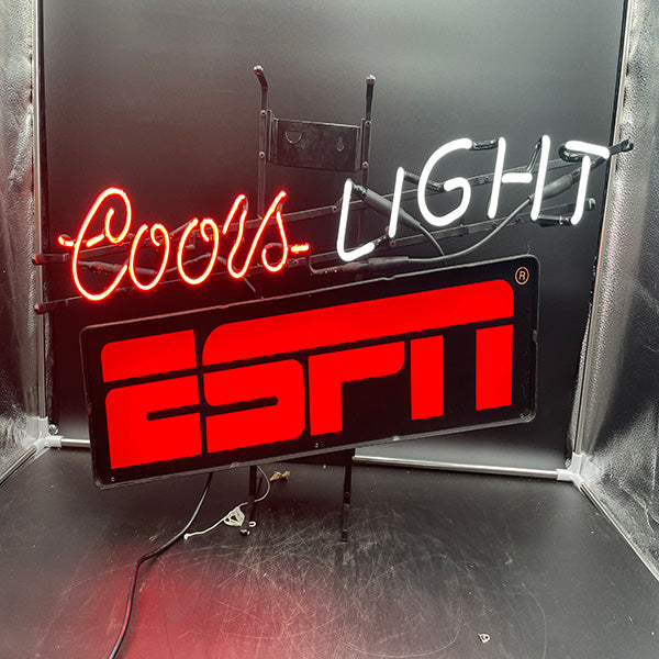 Coors Light ESPN Neon Sign