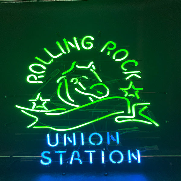 Rolling Rock Union Station Neon Sign