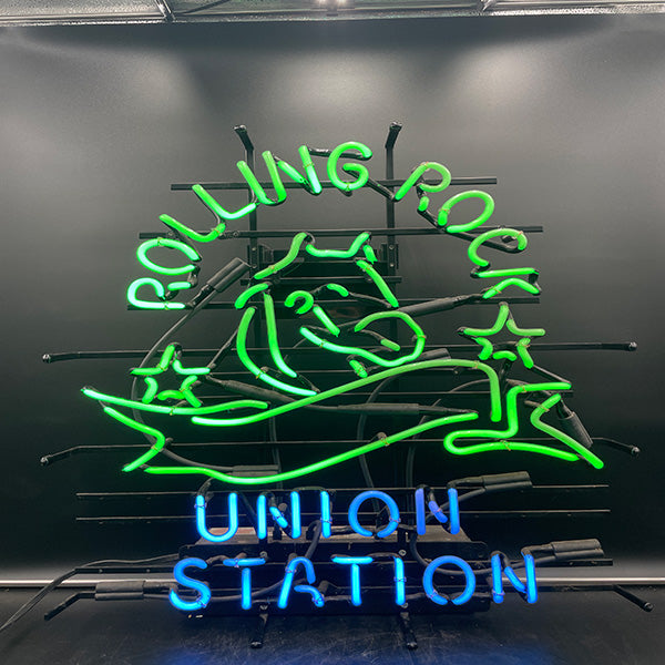 Rolling Rock Union Station Neon Sign