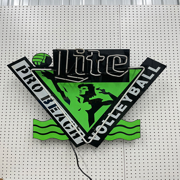 Lite Beer Pro Beach Volleyball Neon Sign