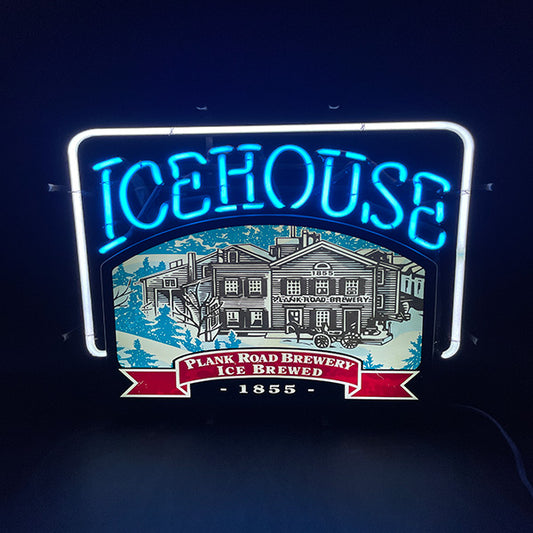 Vintage Icehouse Beer Neon Sign